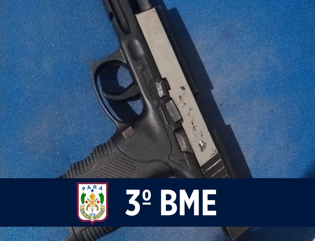 3º BME apreende armas de fogo no município de Castanhal 