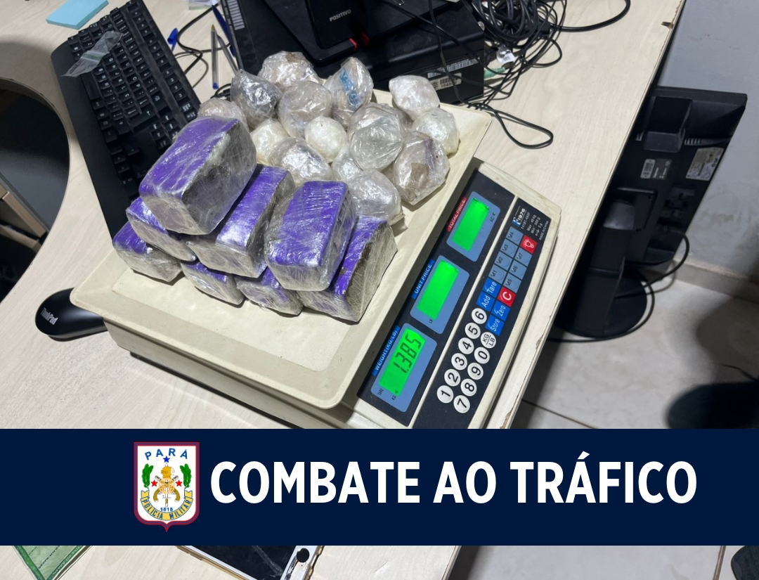 12° BPM realiza prisão e apreende drogas em Santo Antônio do Tauá