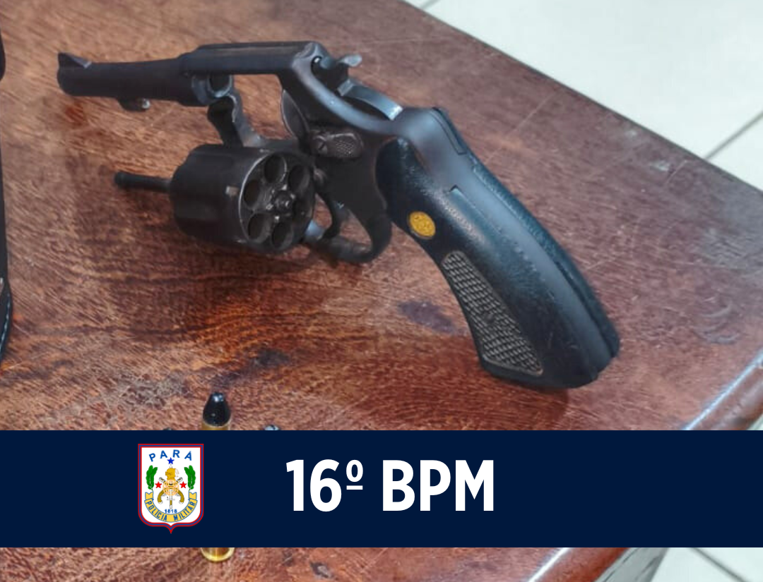 Em Altamira, PM apreende arma de fogo e recupera motocicleta roubada