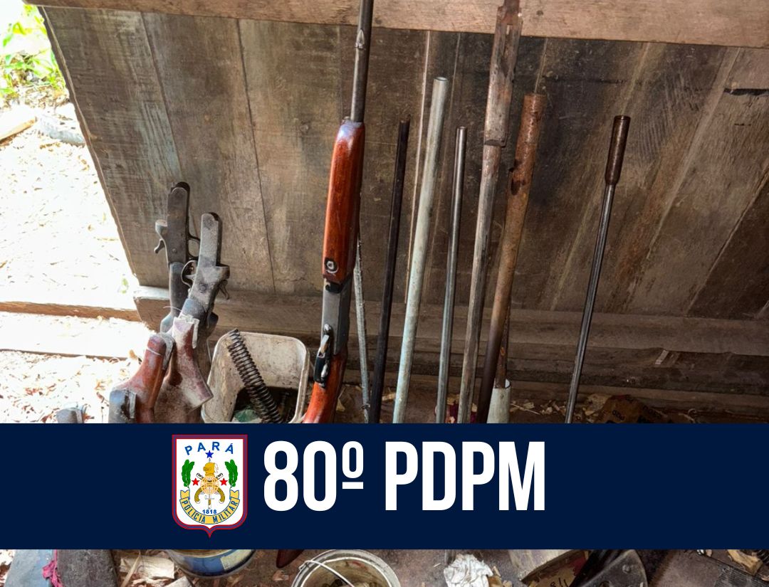 80⁰ PDPM desarticula local clandestino de armas caseiras em Anajás