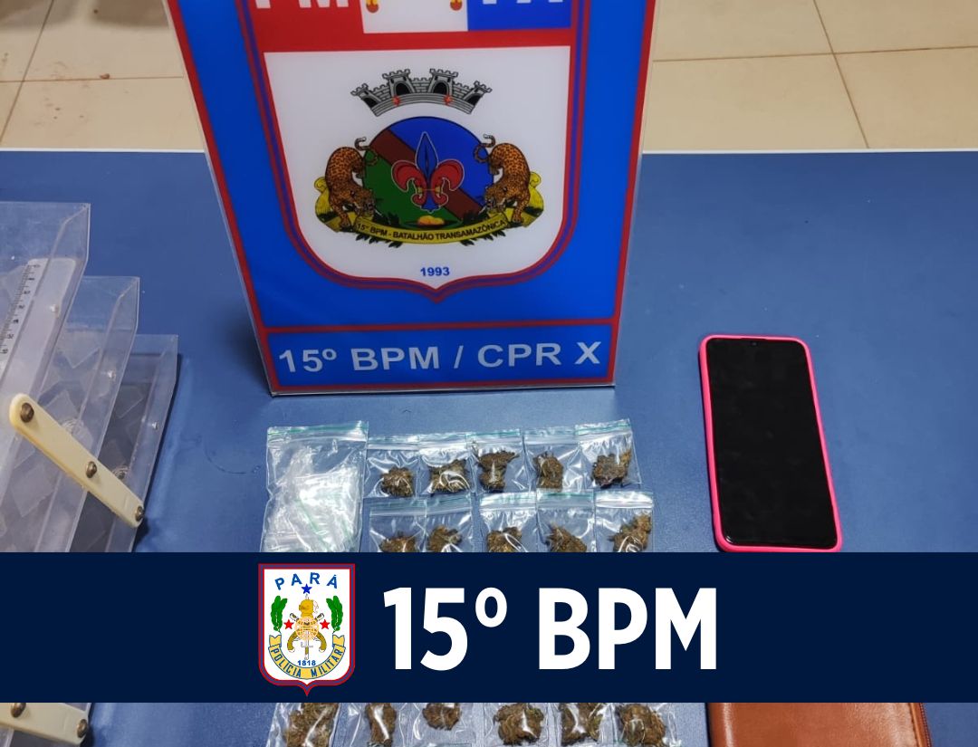 15° BPM: Grupamento Águia prende suspeitos por tráfico de drogas em Itaituba