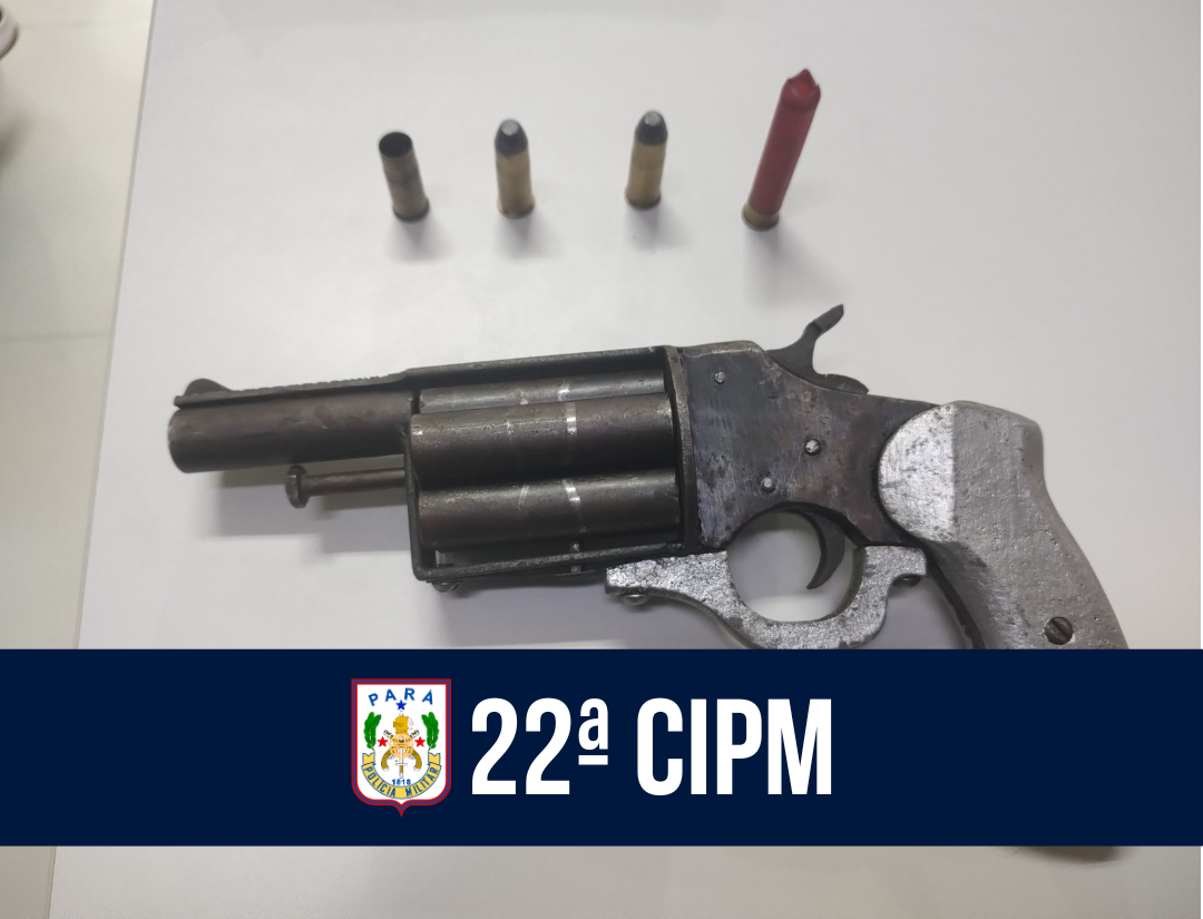 22ª CIPM apreende arma de fogo em Portel