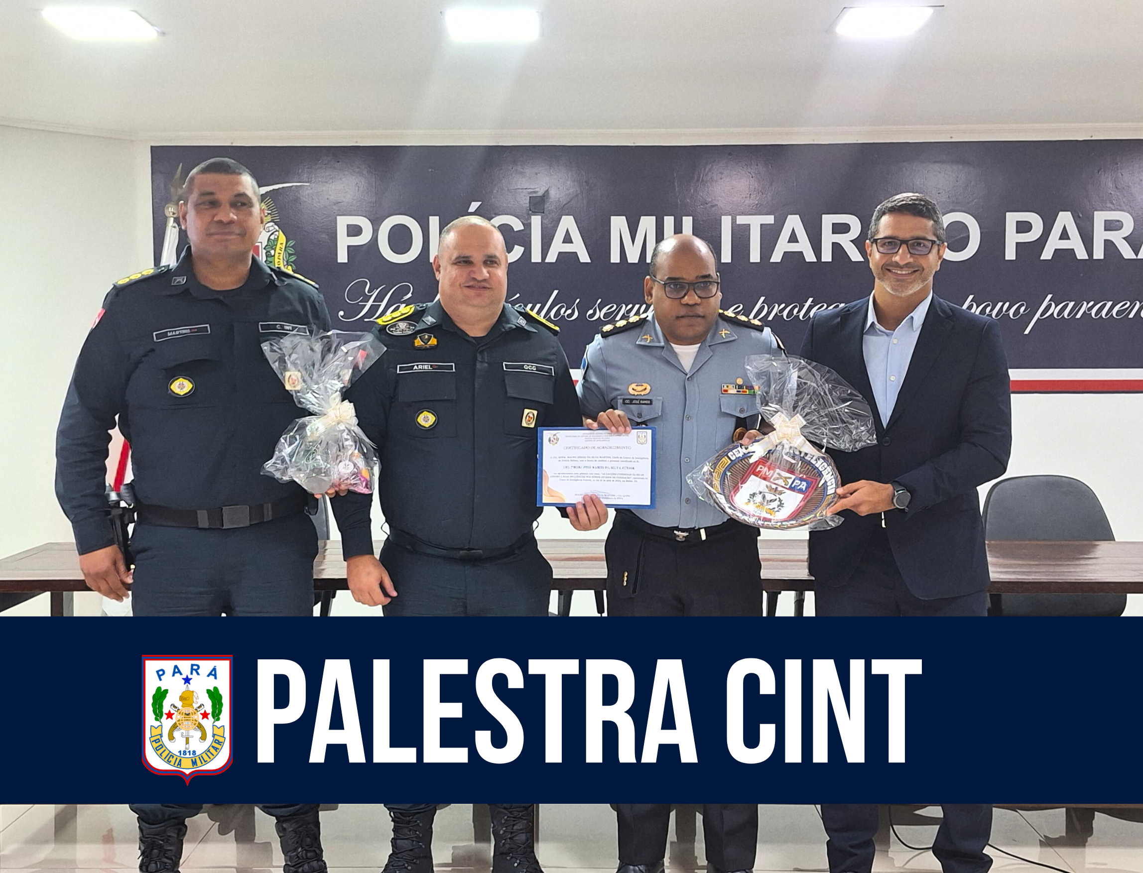 C.Int da PM promove palestra aos alunos do 2° Curso de Inteligência Policial 