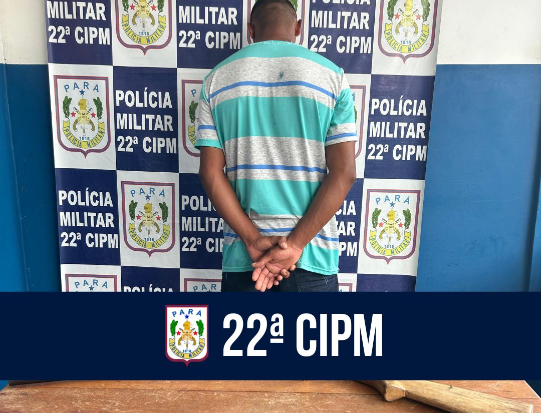 22ª CIPM prende homem por porte ilegal de arma de fogo em Portel