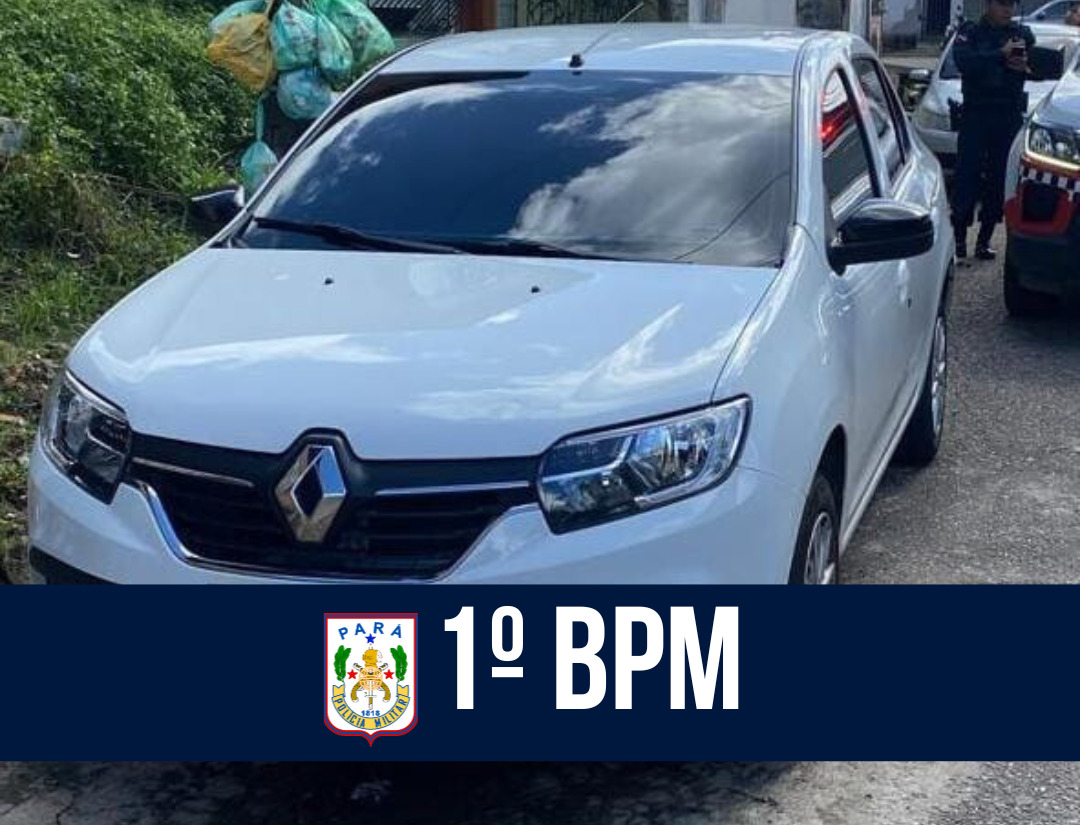 1º BPM recupera veículos roubados em Belém
