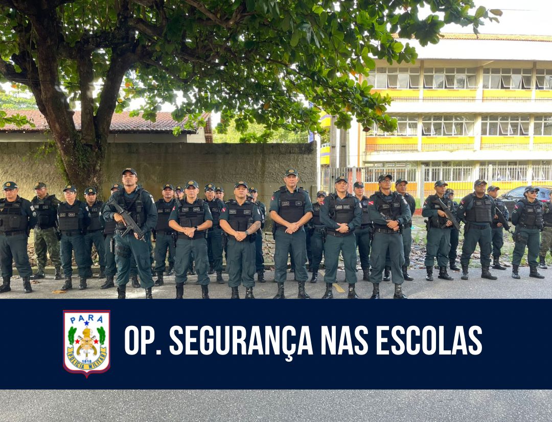 PM intensifica policiamento escolar na Região Metropolitana de Belém