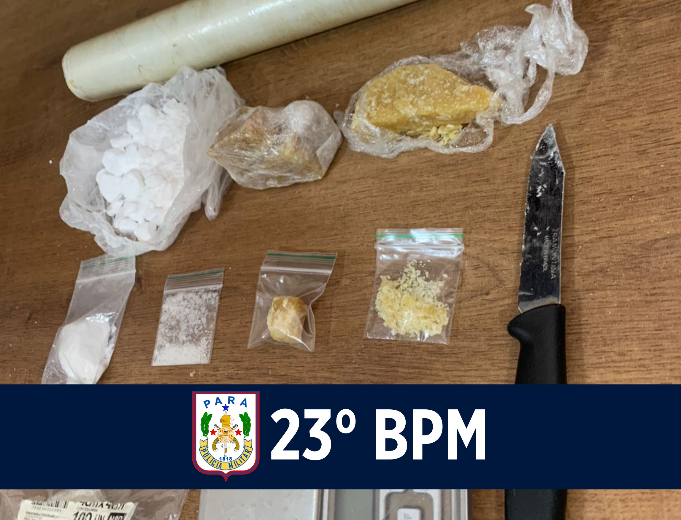 23º BPM prende mulher por tráfico de entorpecentes em Parauapebas