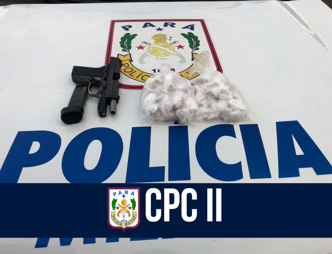 CPC II apreende arma e drogas no Distrito de Icoaraci