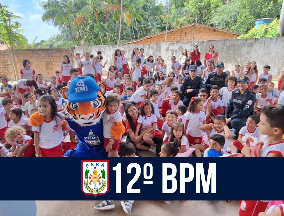  12º BPM realiza Palestra em escola sobre a conscientização da Violência no Trânsito em Santa Izabel do Pará