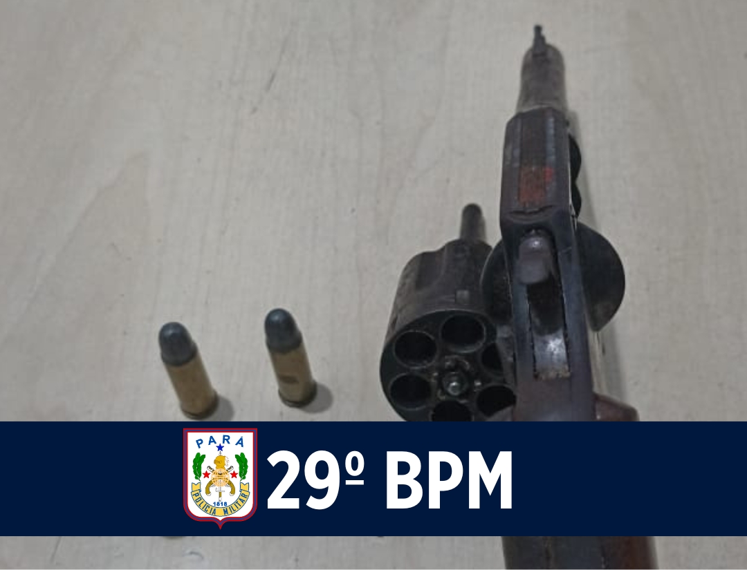 Ananindeua: 29º BPM apreende arma de fogo durante ação