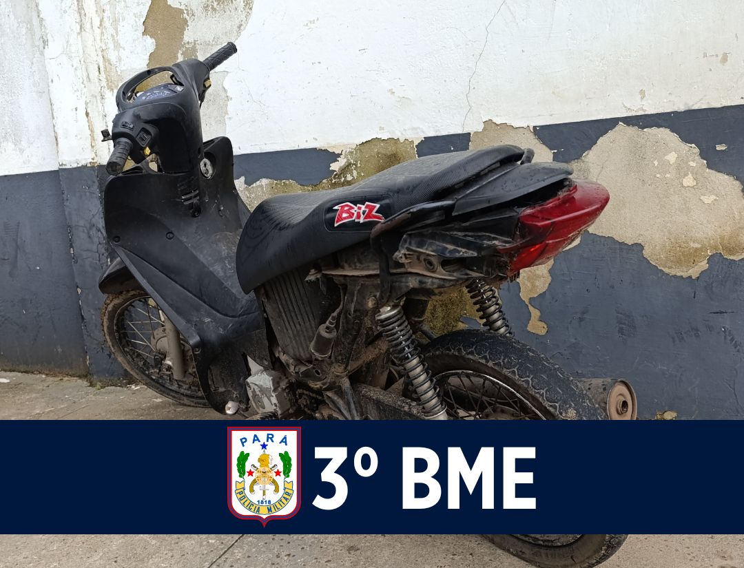 1° BME prende homem e recupera motocicleta em Marabá