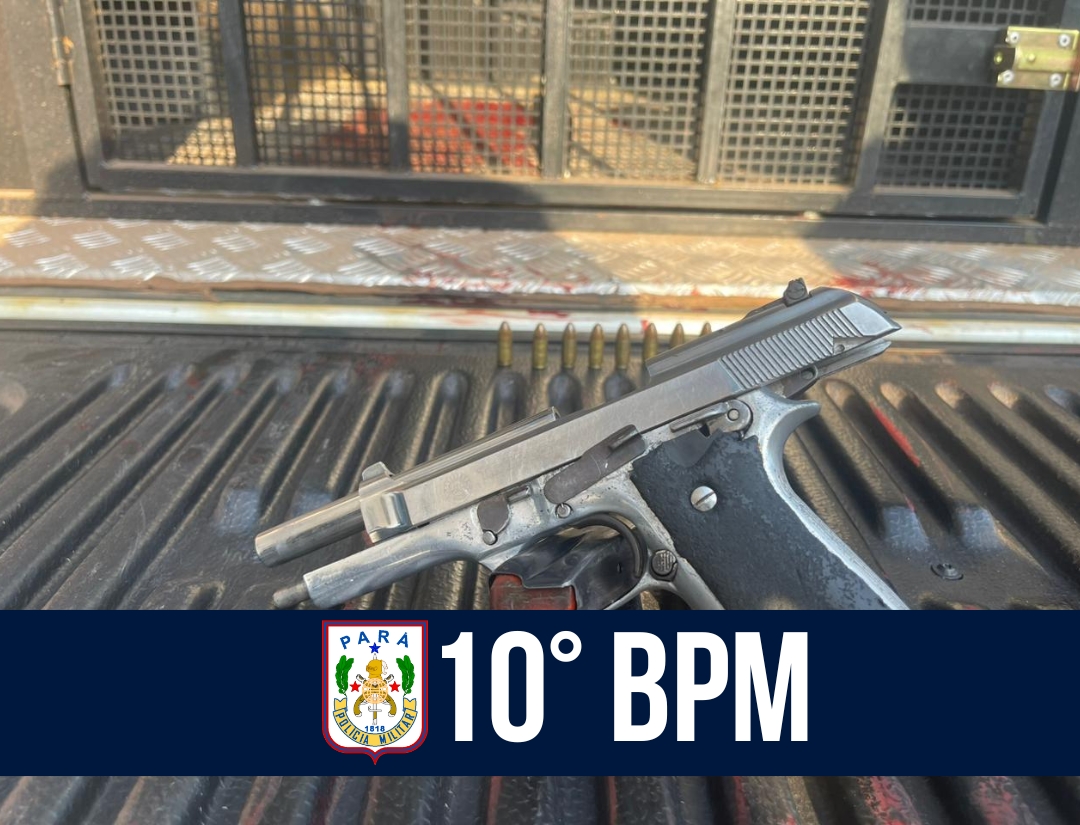 10° BPM apreende arma de fogo no bairro do Tenoné