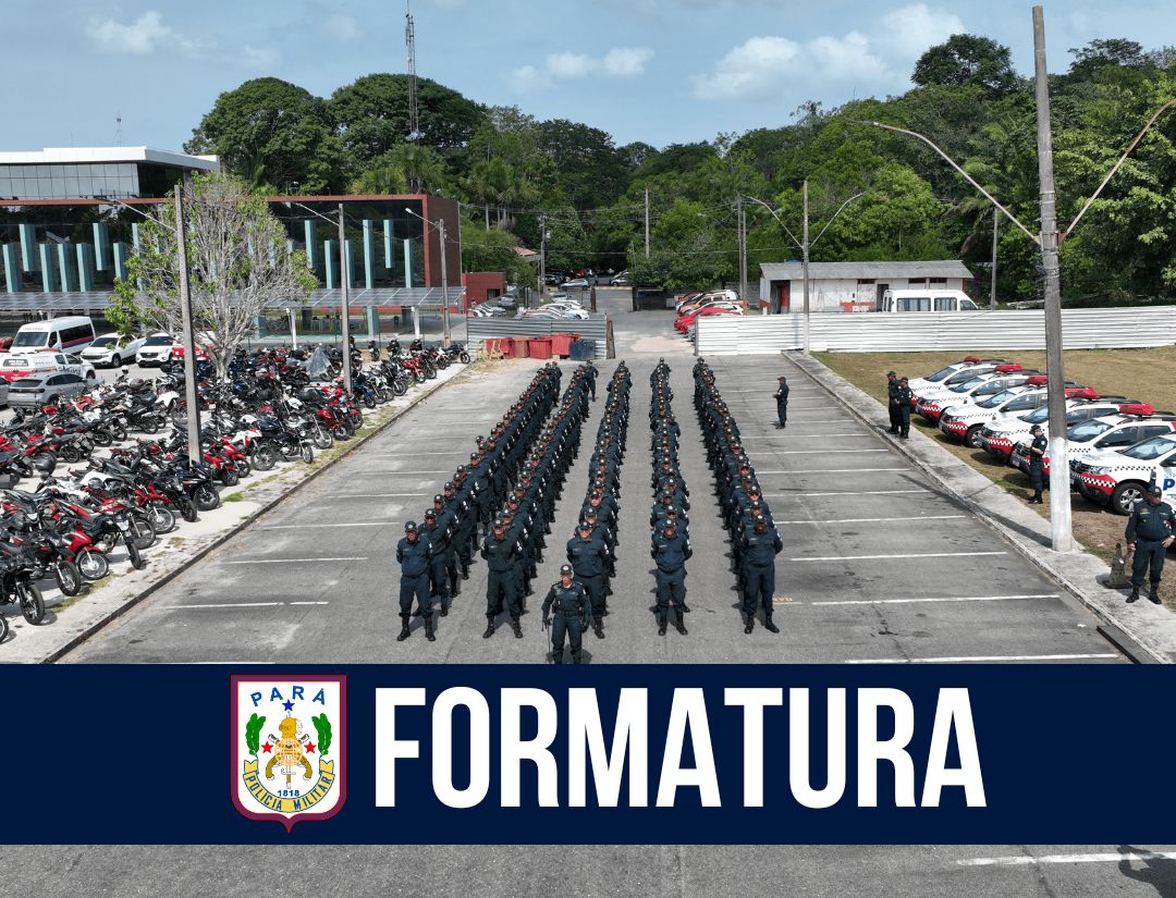 Em Belém, PM realiza formatura de 188 militares no Curso de Adaptação à Graduação de Sargentos 