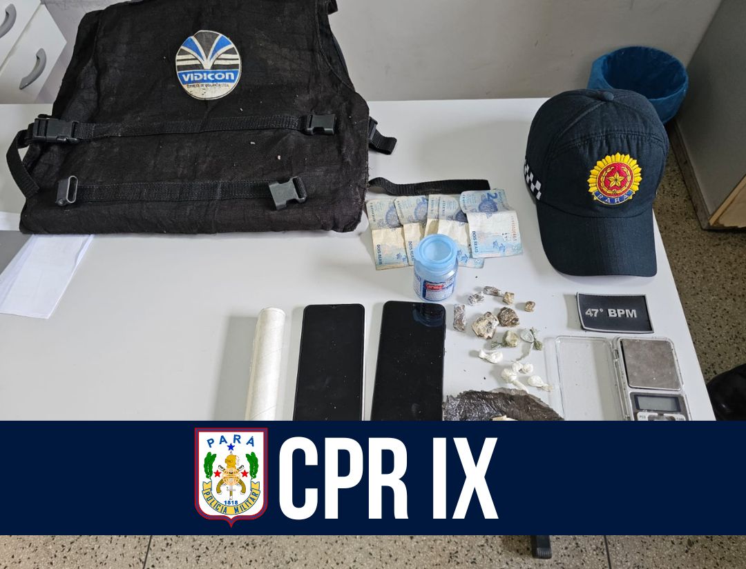 CPR IX realiza prisões e apreensão de drogas e colete balístico em Igarapé-Miri e Moju