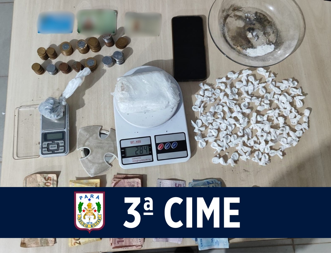 3ª CIME: PM Prende Casal por Tráfico de Drogas em Paragominas