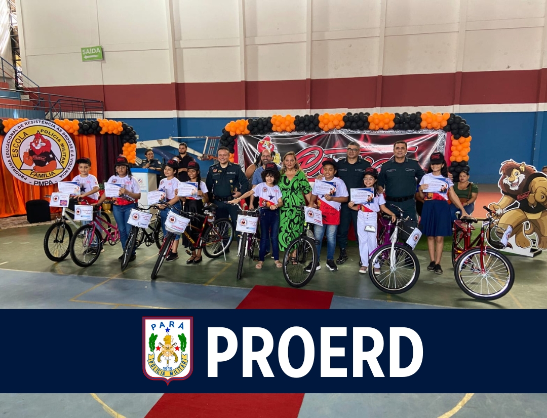 PMPA realiza formatura de 804 alunos do Proerd em Barcarena e Moju