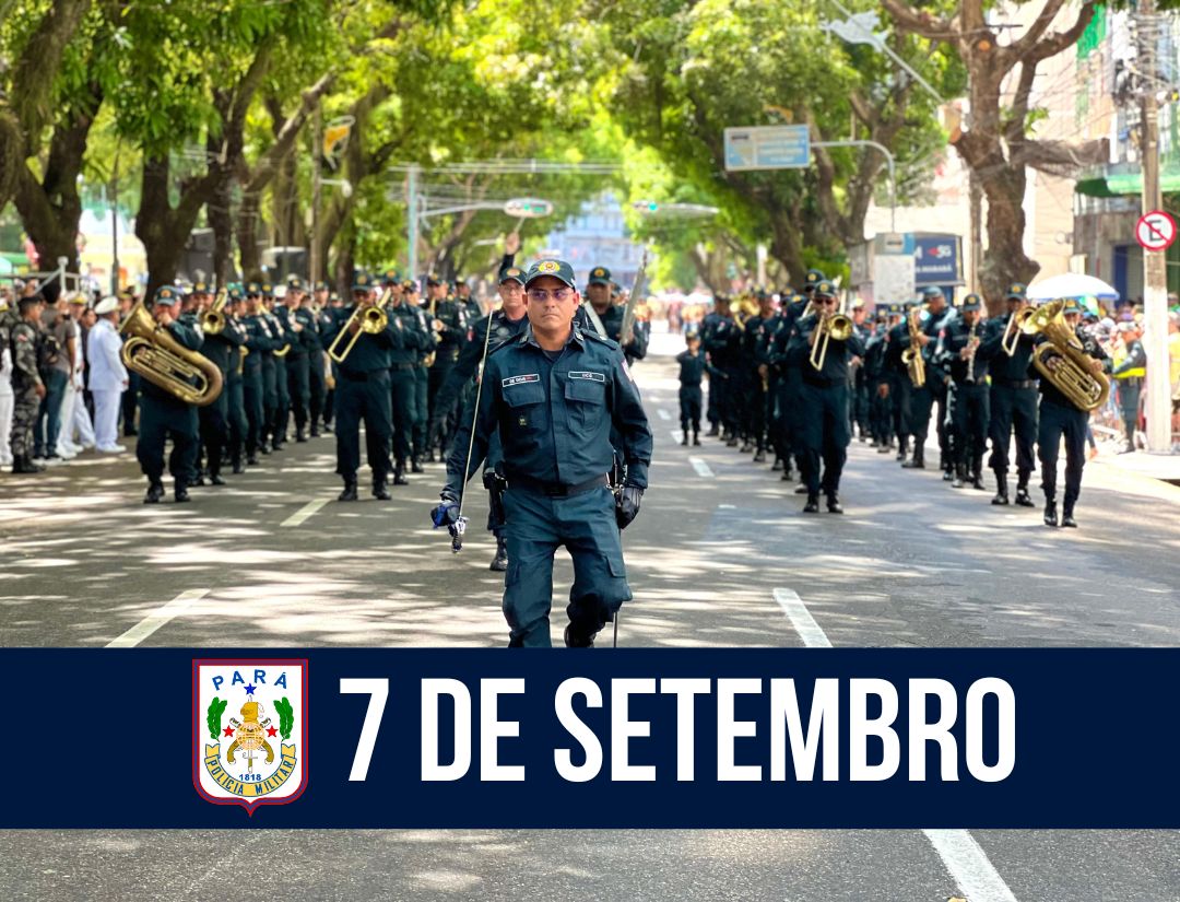 PMPA abrilhanta desfile cívico-militar de 7 de setembro em Belém 