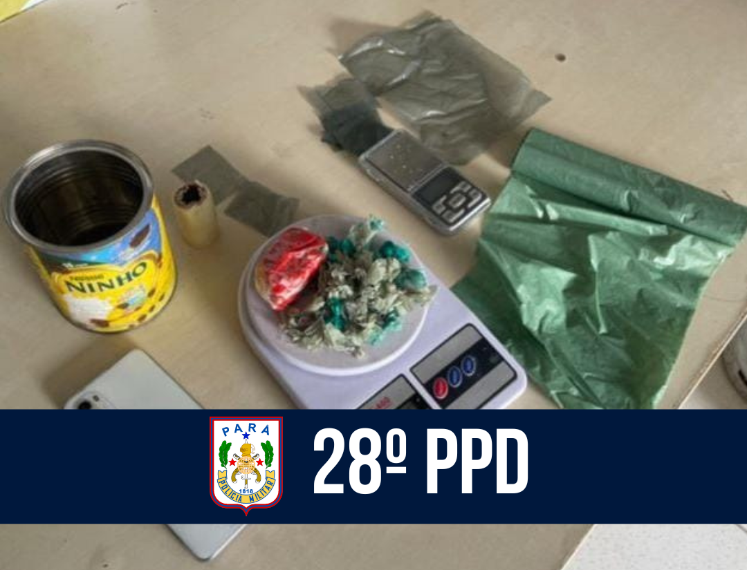 28º PPD prende mulher e apreende drogas em Santo Antônio do Tauá