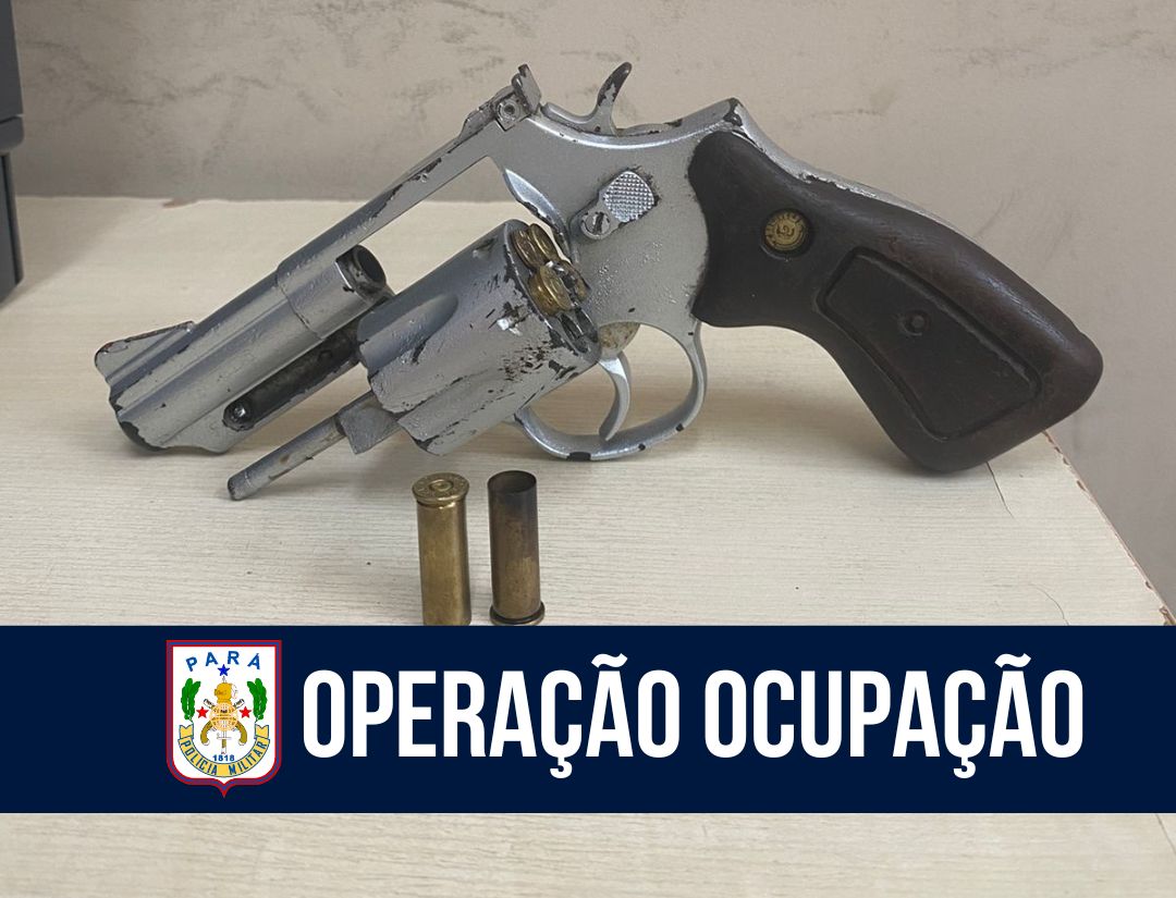 “Operação Ocupação”: 24º apreende arma de fogo no  Tapanã.