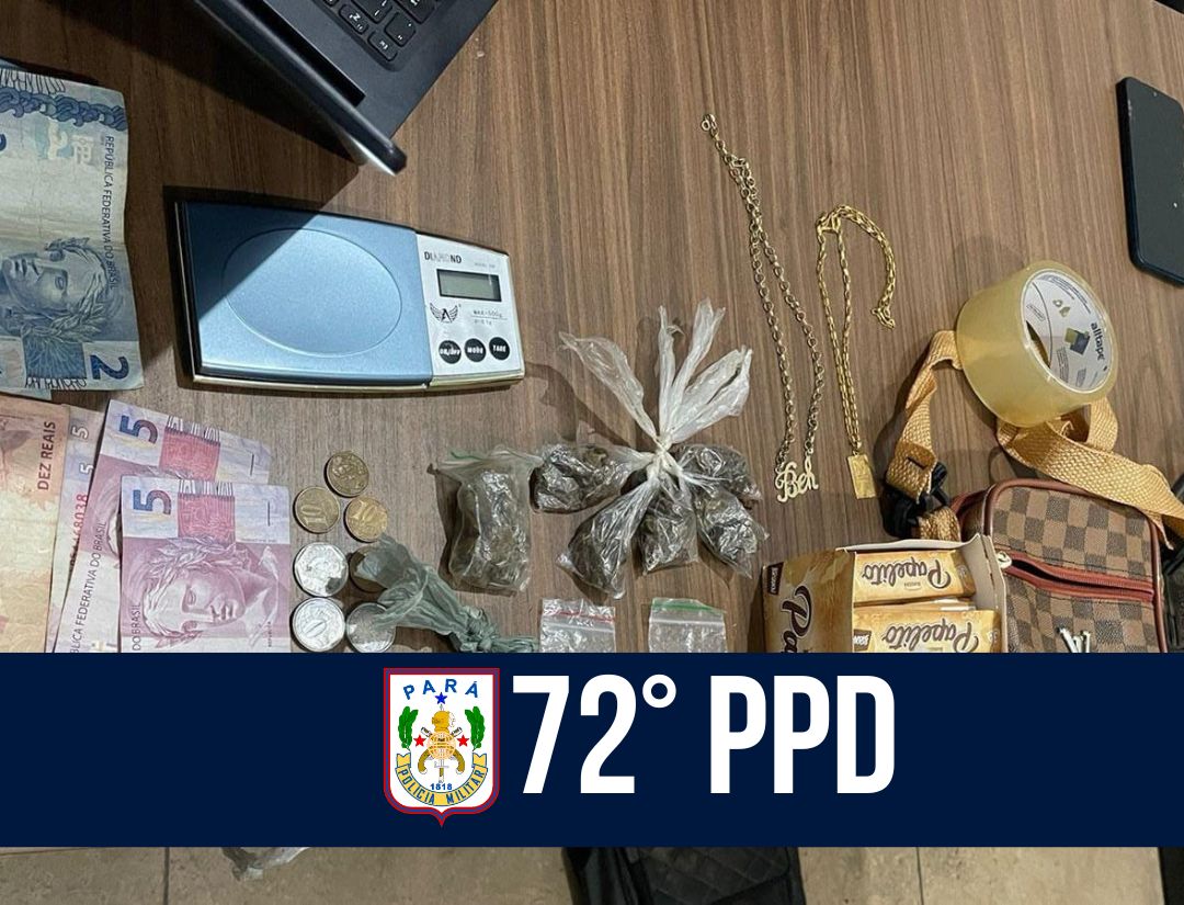 72° PPD apreende entorpecentes em Jacareacanga 