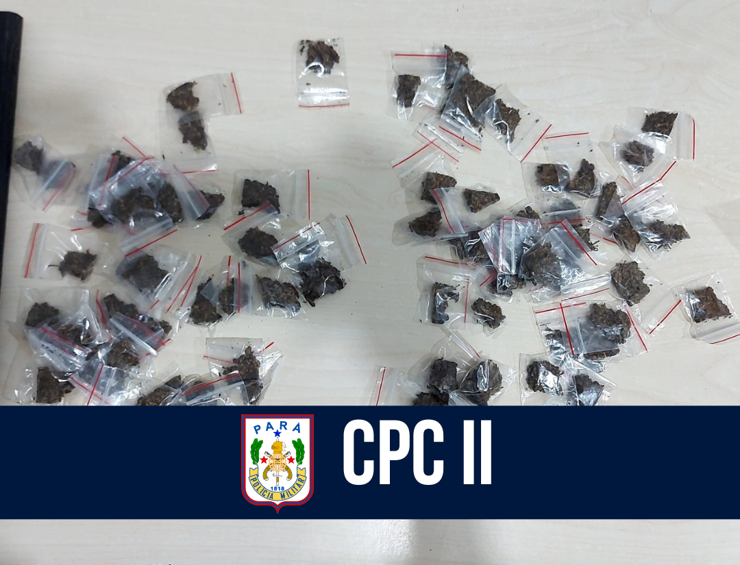 CPC II: 10º BPM prende homem por tráfico de drogas em Icoaraci