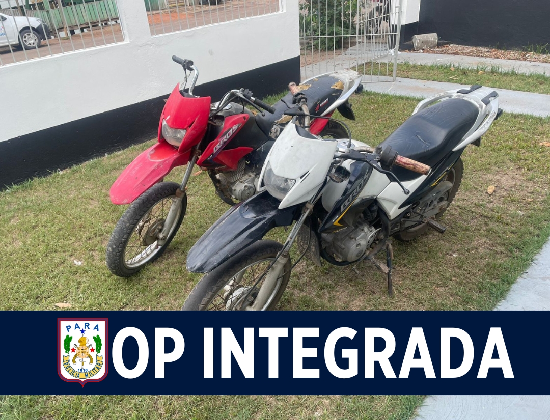 Operação integrada apreende duas motos em São Domingos do Capim