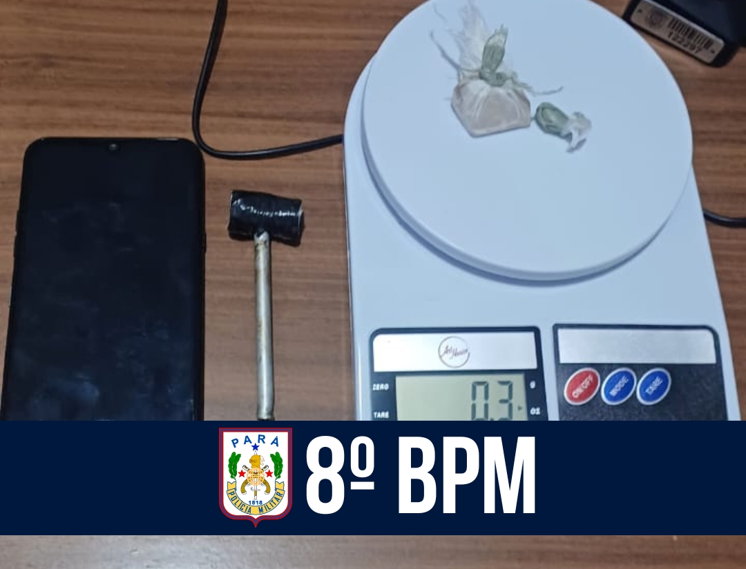 8º BPM apreende drogas em Soure