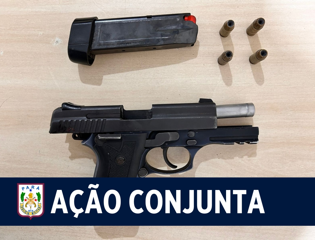 Ação conjunta apreende arma de fogo em Santa Izabel