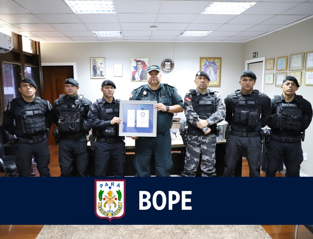 Comandante-Geral recebe militares do BOPE que participaram de competição militar em Dubai