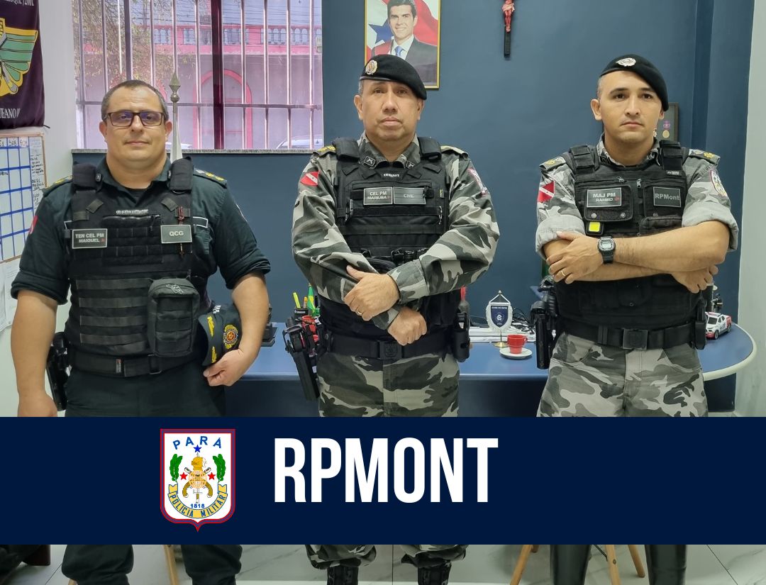 Em Belém, PM realiza passagem de Comando do RPMont