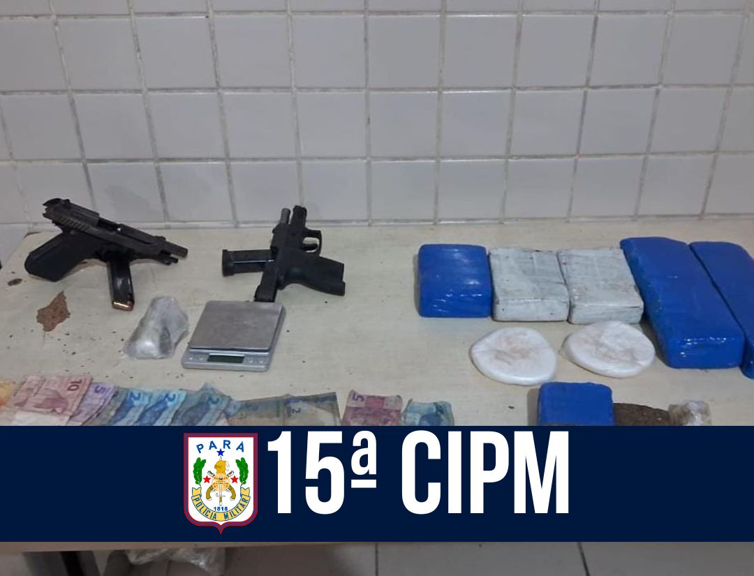 Operação Bloqueio: 15ª CIPM realiza apreensão de drogas e armas de fogo em Augusto Corrêa