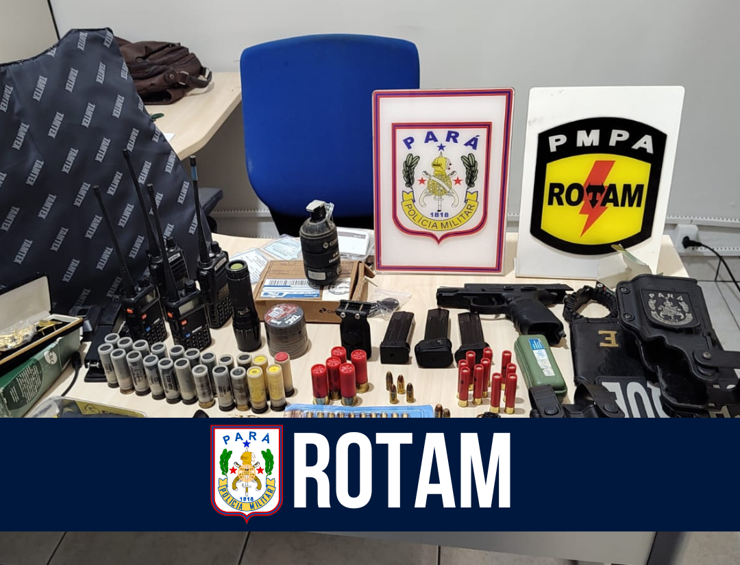 ROTAM: prende suspeito e apreende arma de fogo