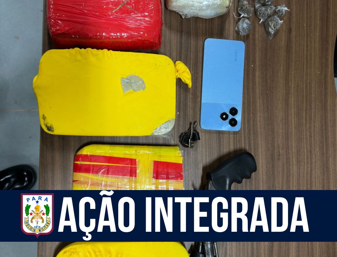 PM e PC apreendem mais de 5,5kg de drogas em Itaituba