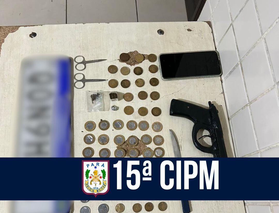 Em Augusto Corrêa, 15ª CIPM prende homem suspeito de violação de domicílio e ameaça 