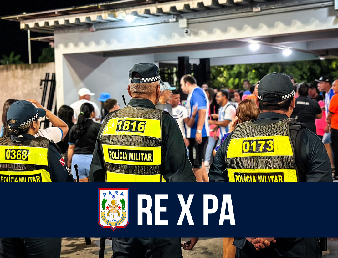 PM monta forte esquema de segurança durante jogo da semifinal da Copa Verde entre Remo e Paysandu