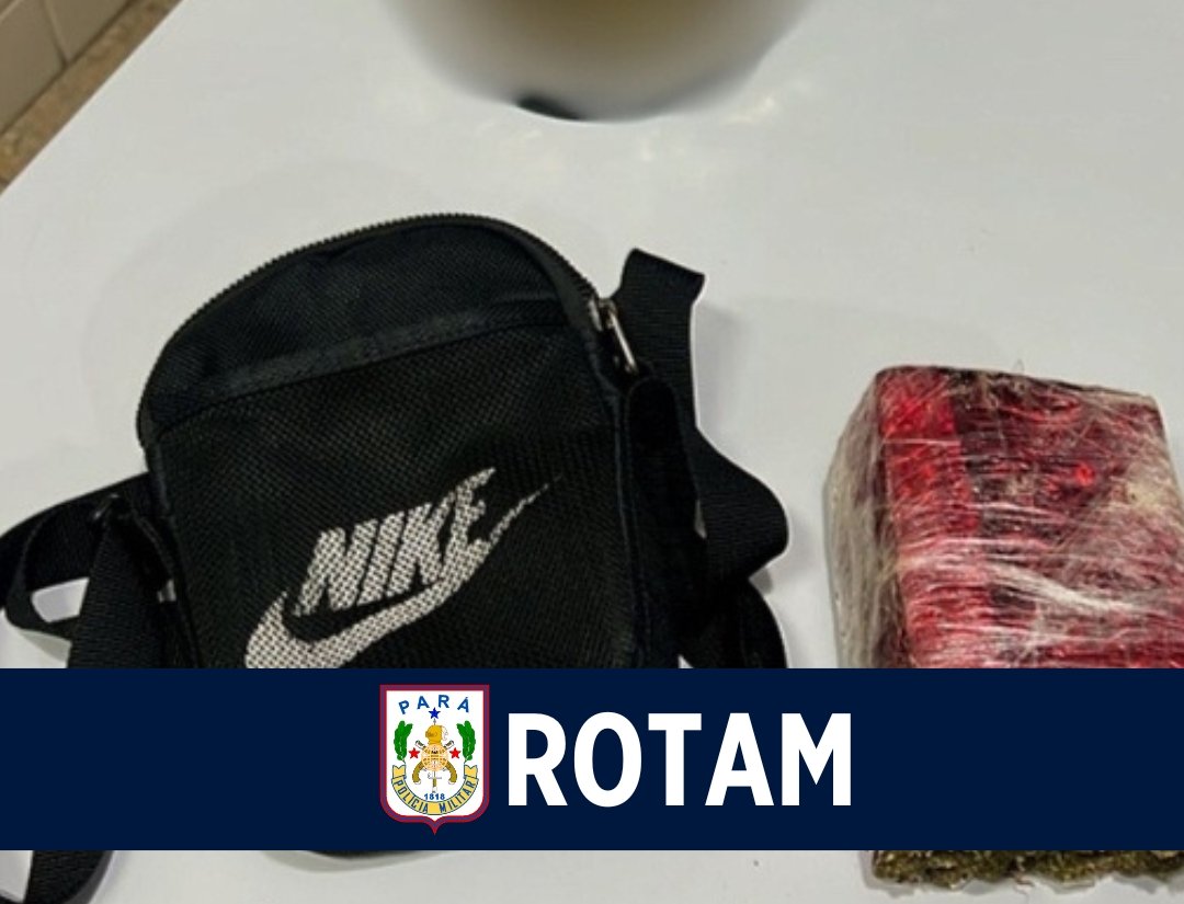 ROTAM: equipe prende homem por tráfico de drogas em Belém