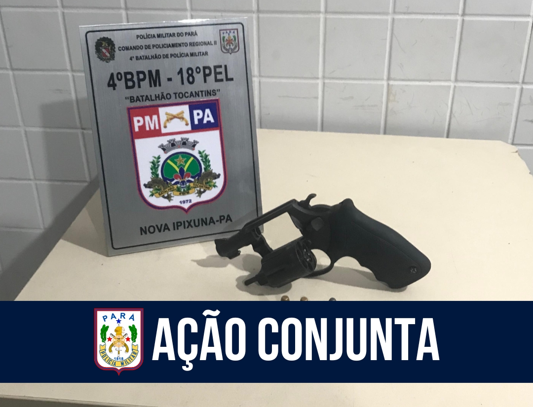 Ação Conjunta: 4° BPM e PC cumprem mandado de prisão de homem em Nova Ipixuna