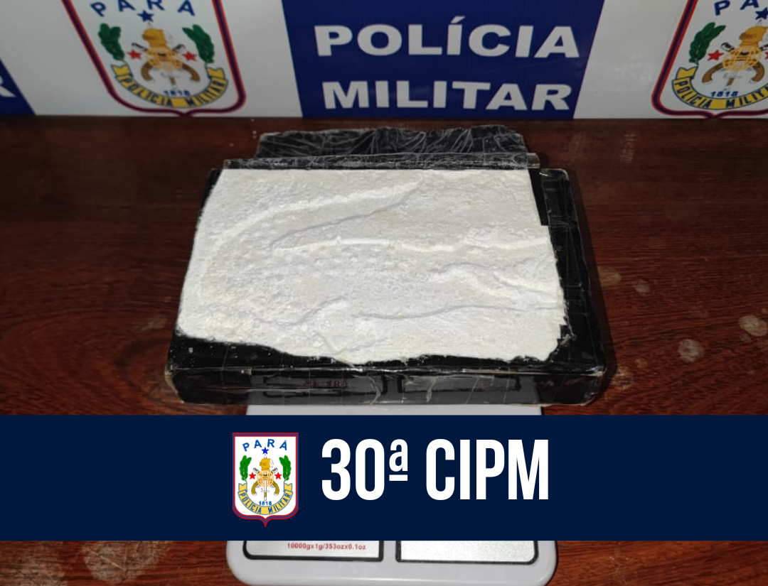 30ª CIPM efetua prisão de dupla por tráfico de entorpecentes em Santana do Araguaia
