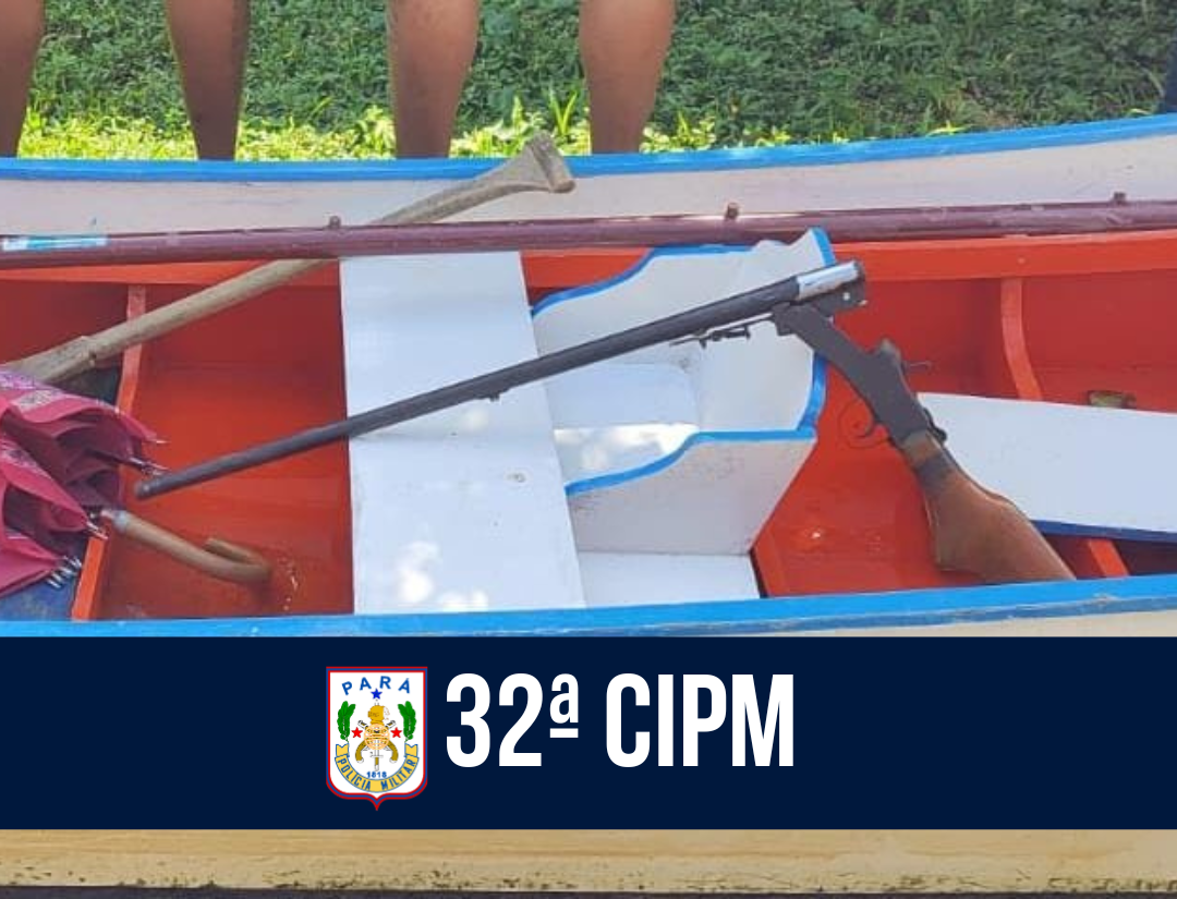 32ª CIPM apreende arma de fogo no município de Afuá