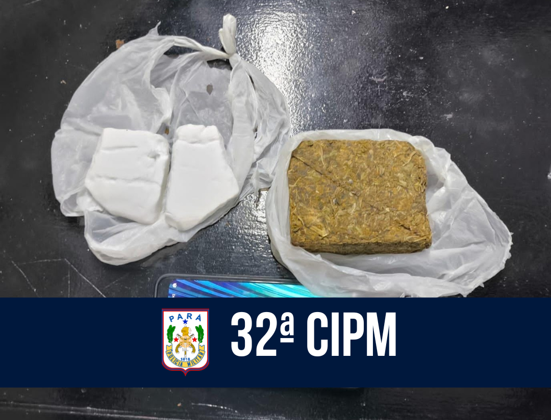 32ª CIPM prende homem com drogas durante Operação Saturação em Afuá