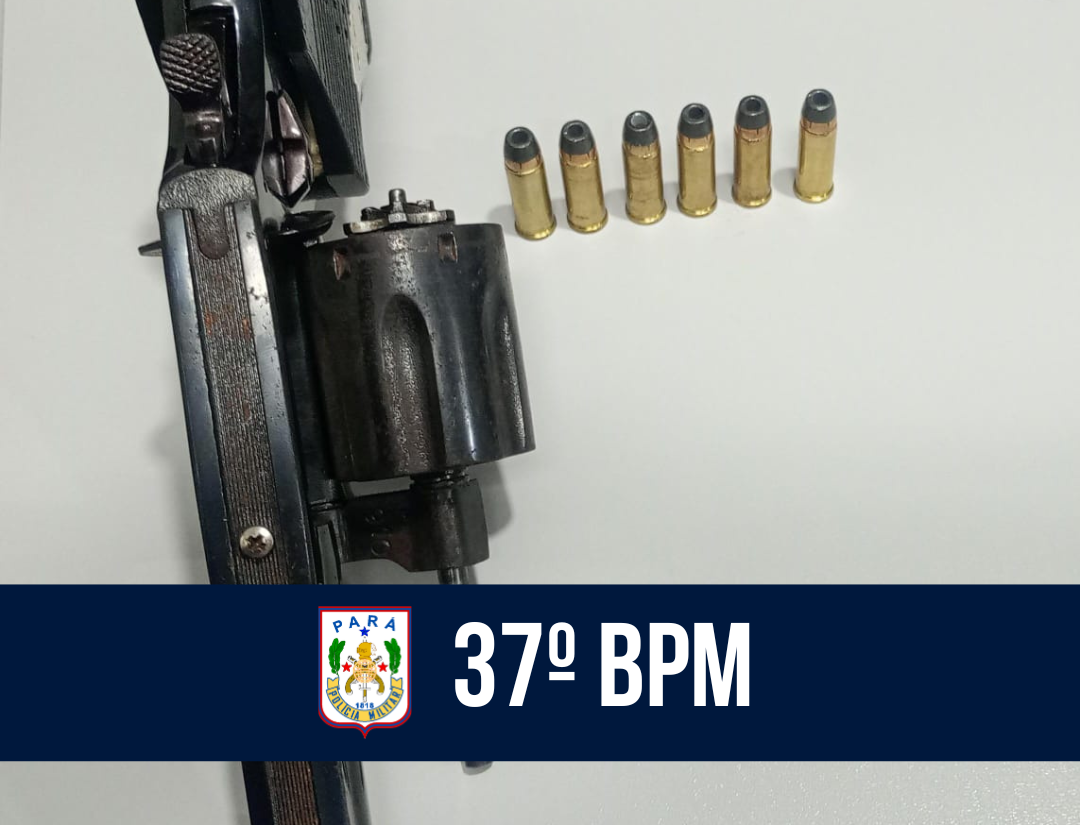 37º BPM apreende arma de fogo no bairro Guamá