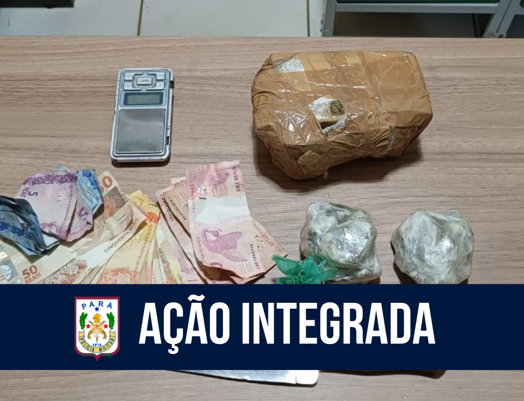 Ação integrada resulta na prisão de um homem e na apreensão de 1.150 kg de drogas em Altamira