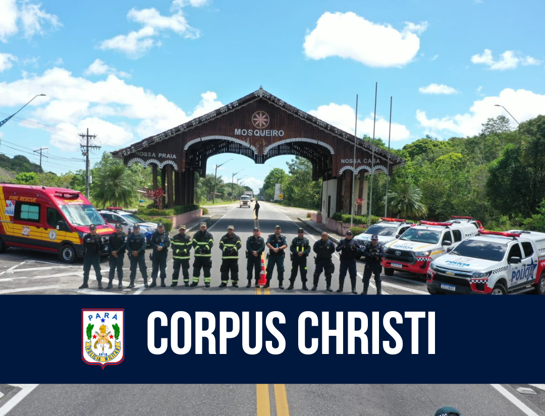 Corpus Christi: 54 militares reforçam o policiamento em Mosqueiro
