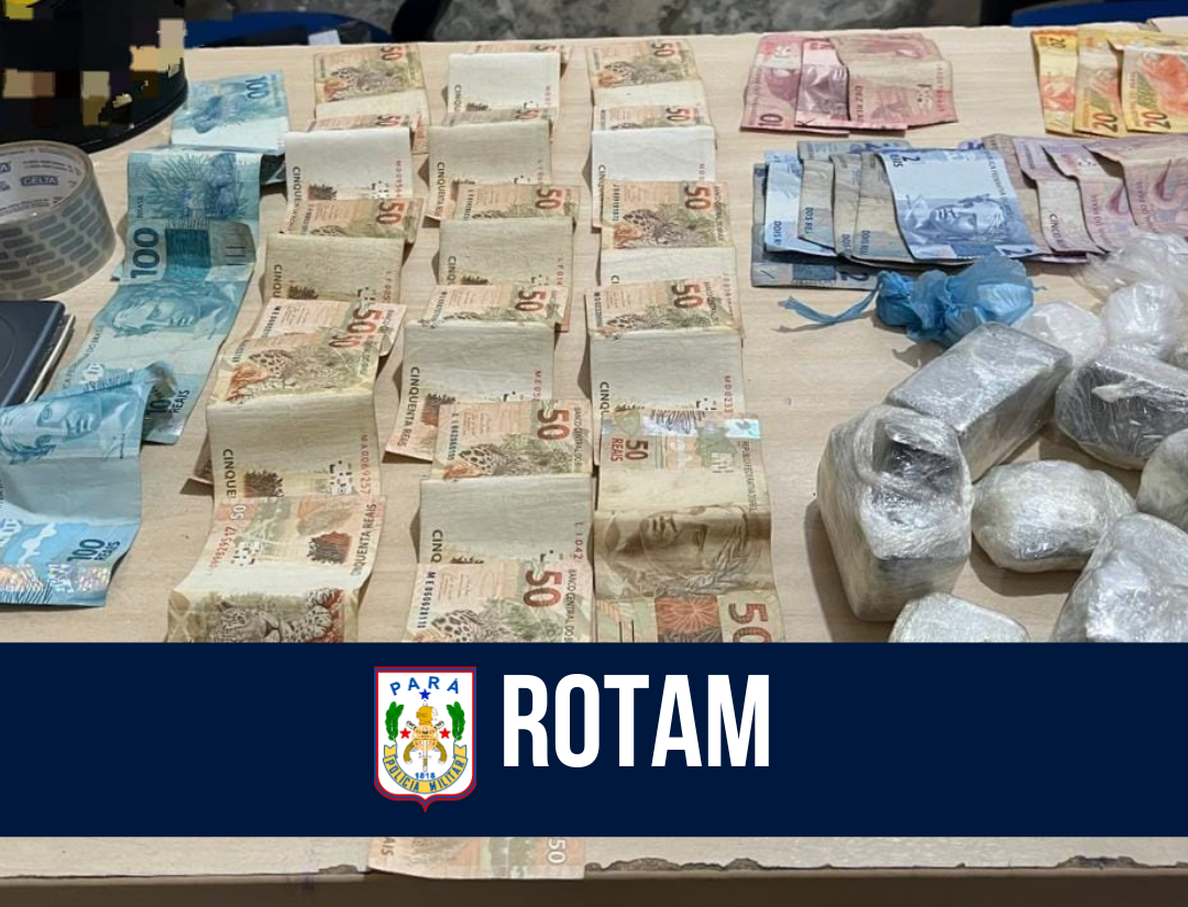 ROTAM prende dupla por tráfico de drogas em Santa Izabel
