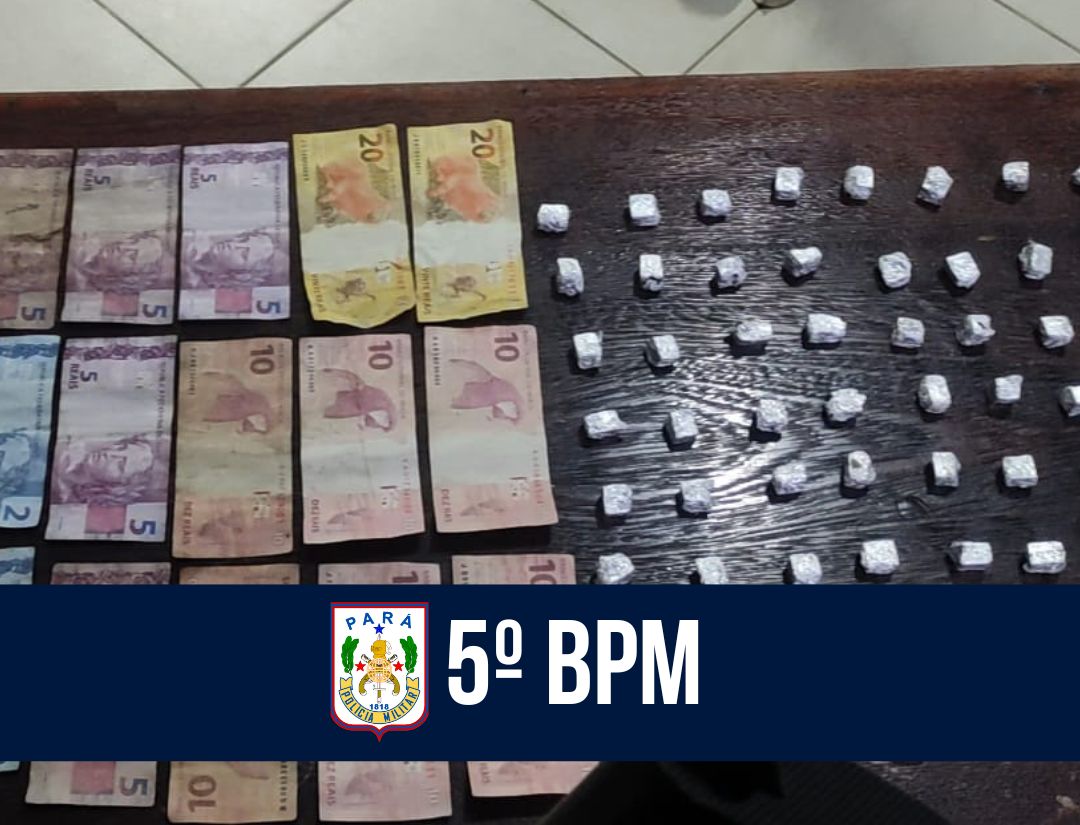 PM realiza prisão por tráfico de drogas em Castanhal 