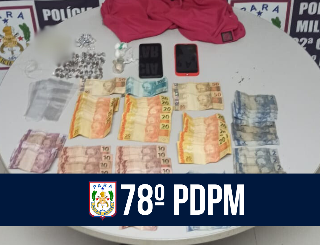 78º PDPM apreende drogas e prende trio, em operação conjunta em Melgaço