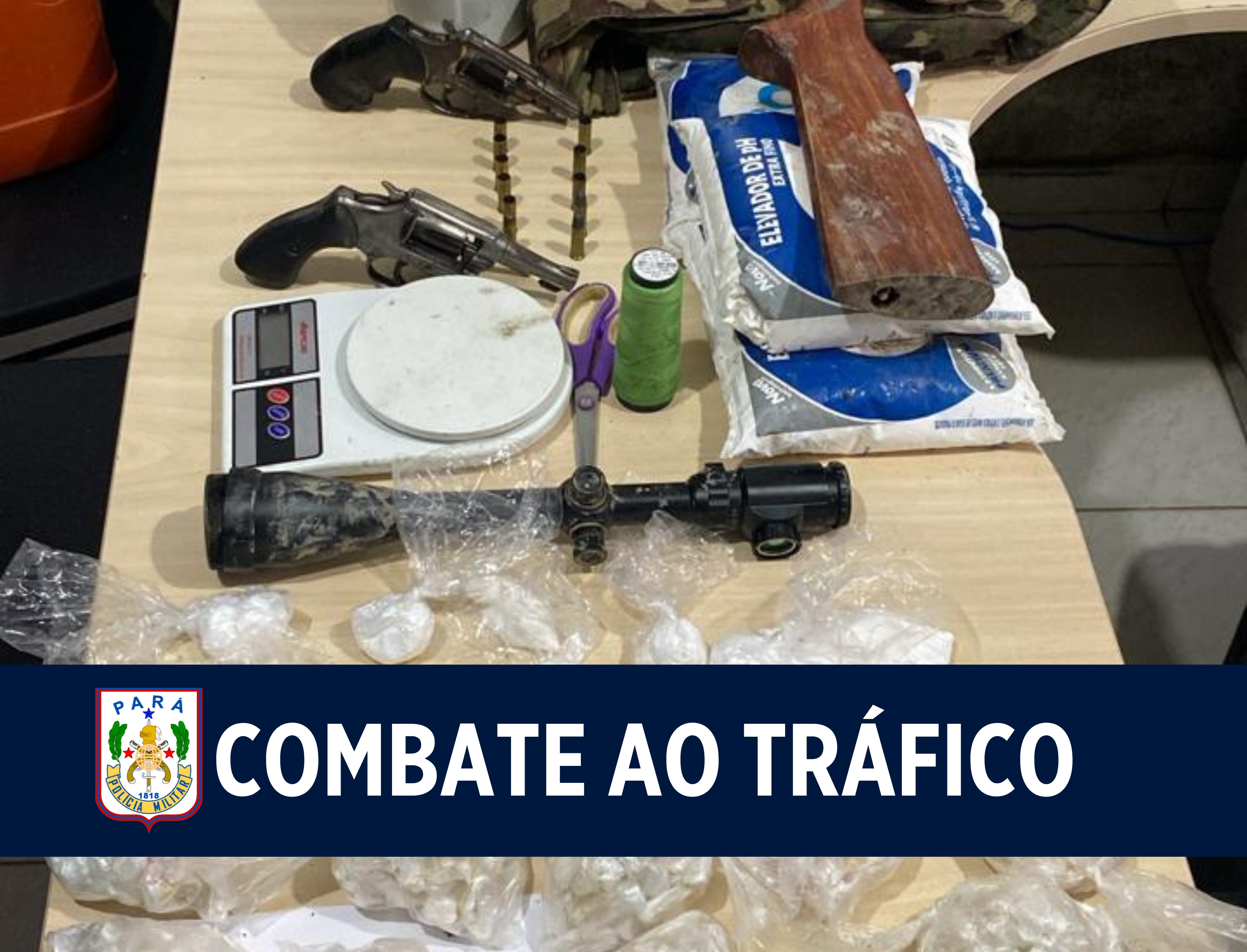 PMPA realiza Operação Beira-Rio e apreende armas e drogas na Ilha de Outeiro