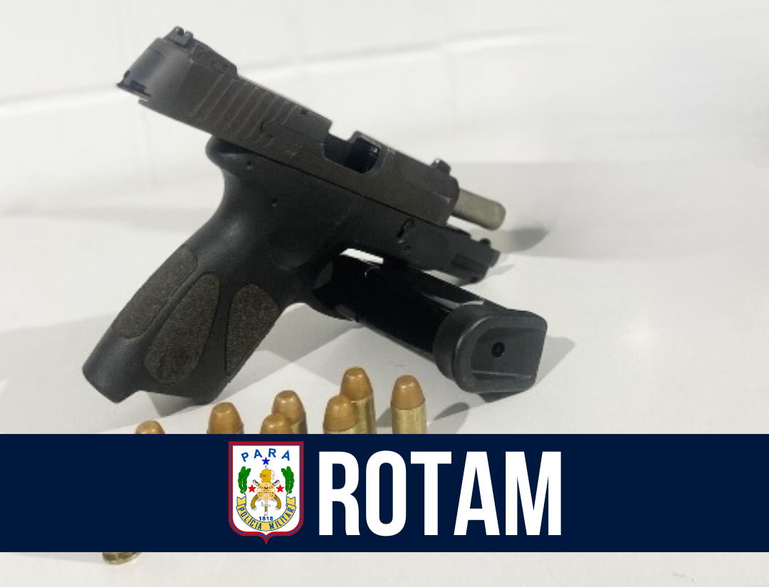 ROTAM prende homem por porte ilegal de arma de fogo em Belém