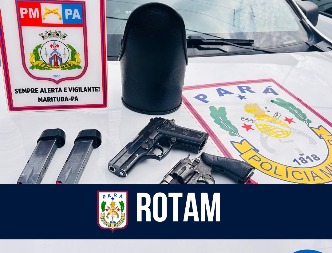 Rotam apreende armas e entorpecentes na RMB