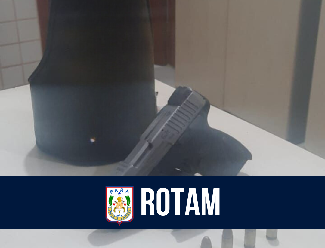 Em Ananindeua, Rotam apreende arma de fogo